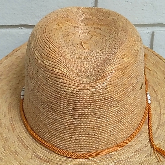 Women's Beaded Detail Sun Hat. - Picture 8 of 10